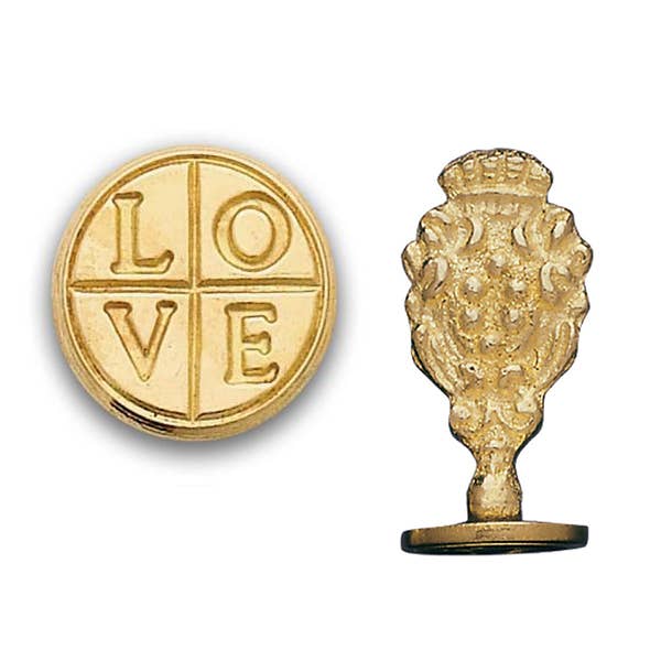 Florentine Brass Wax Seal Stampers-over 50 popular symbols