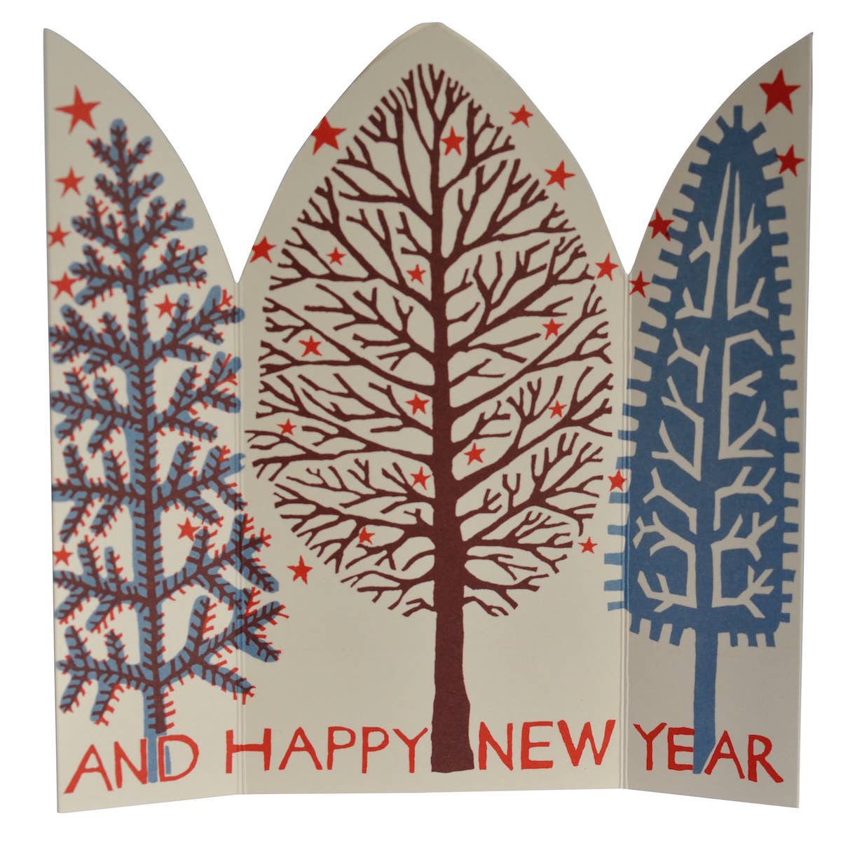 Extra Special Triptych Card Winter Trees
