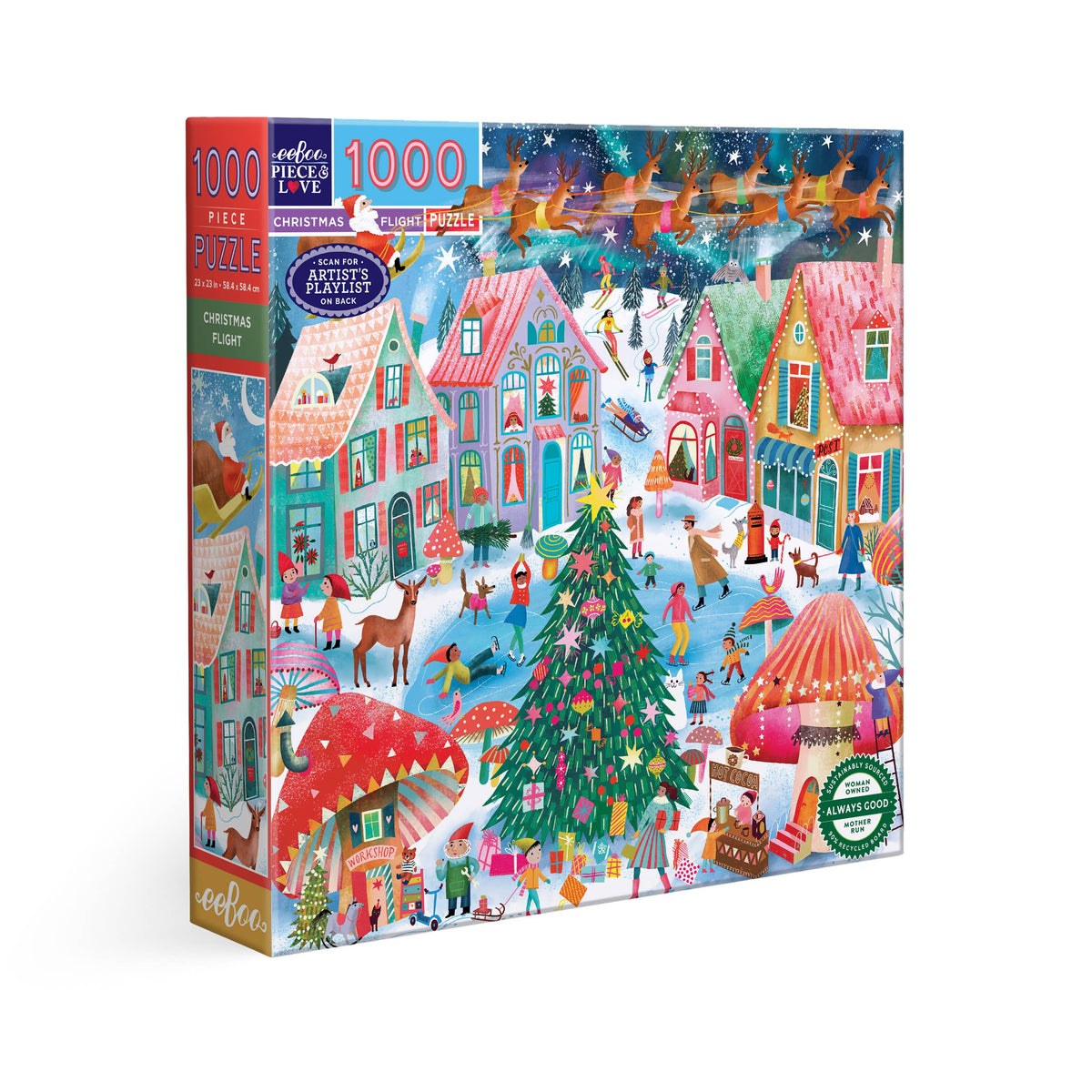 Christmas Flight 1000 Piece Puzzle
