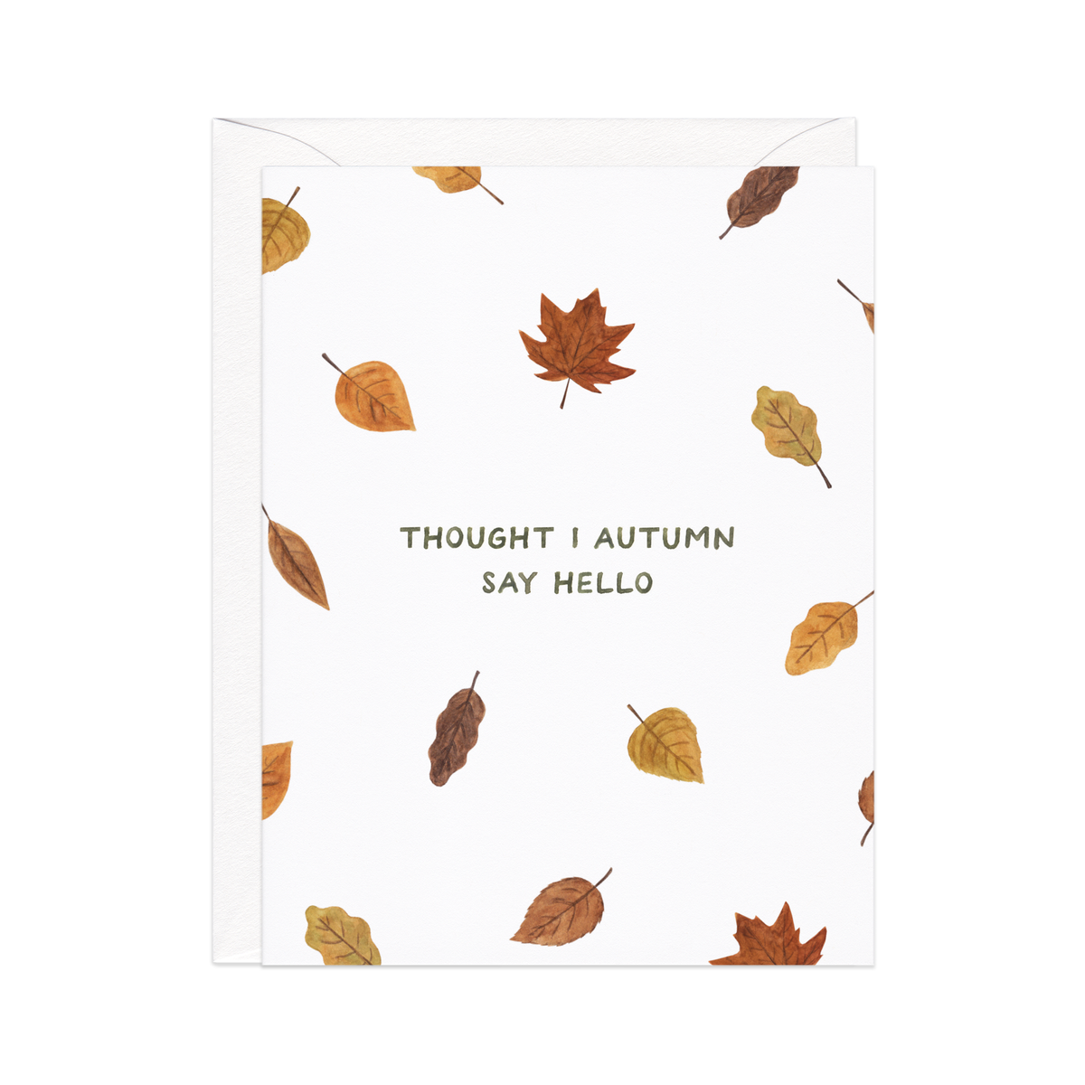 Autumn Leaves — Fall Card