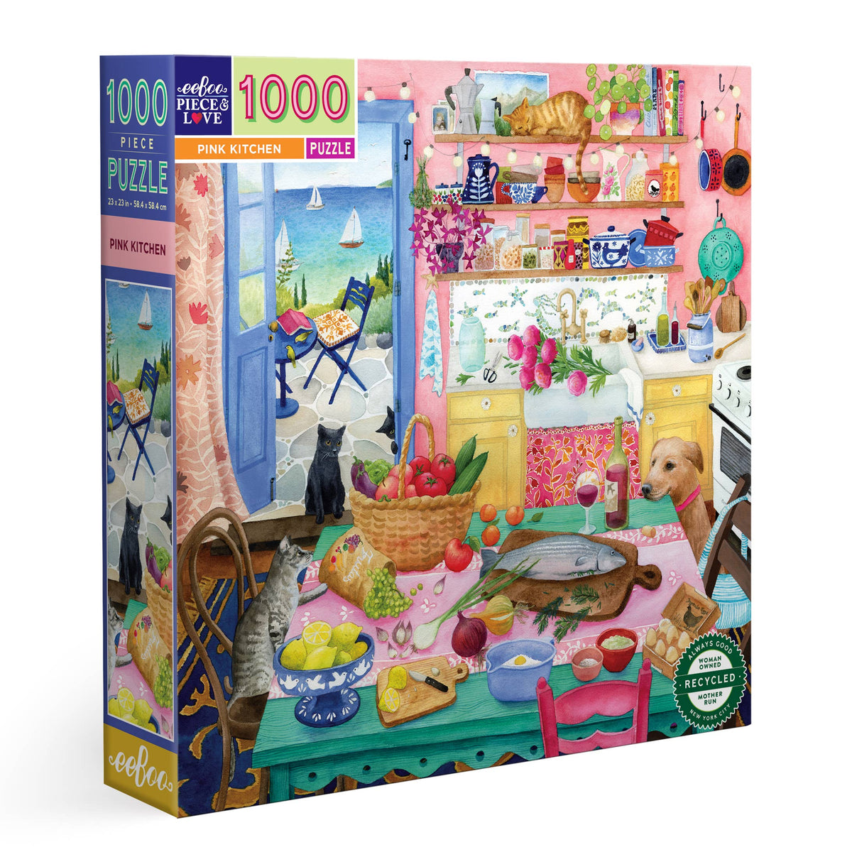 Pink Kitchen 1000  Piece