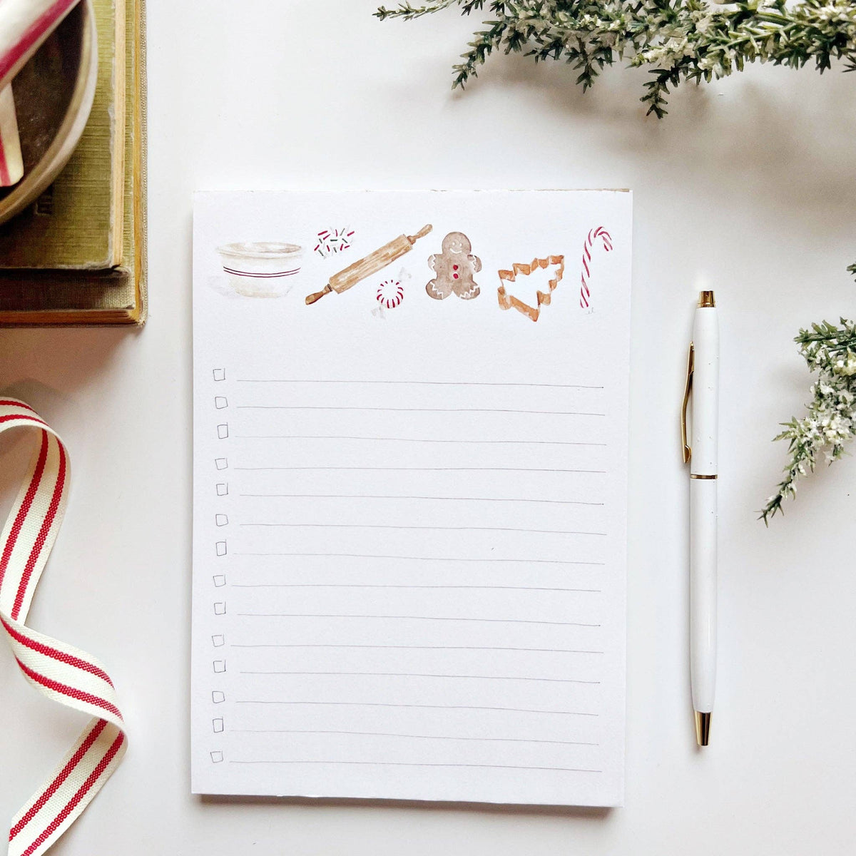 Stockings Checklist Notepad