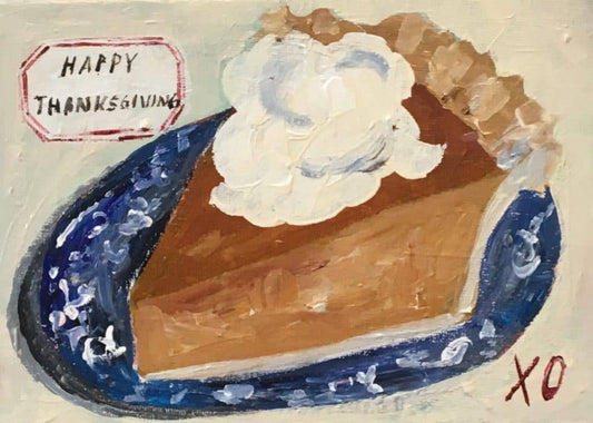 Pumpkin Pie Greeting Card
