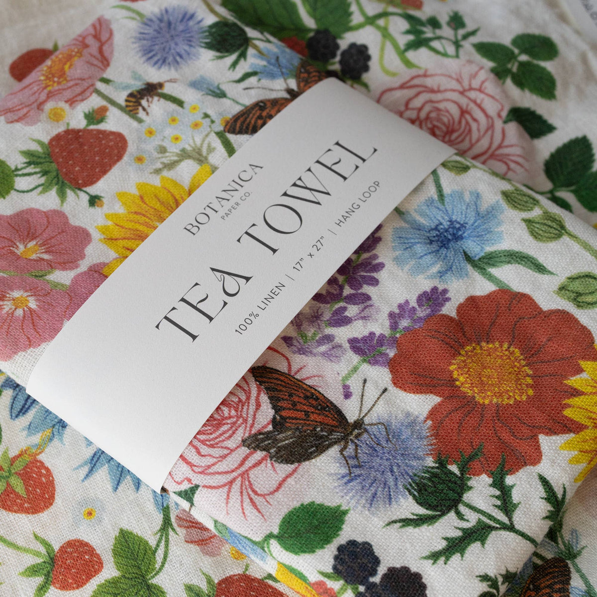 Summer | 100% Linen Tea Towel