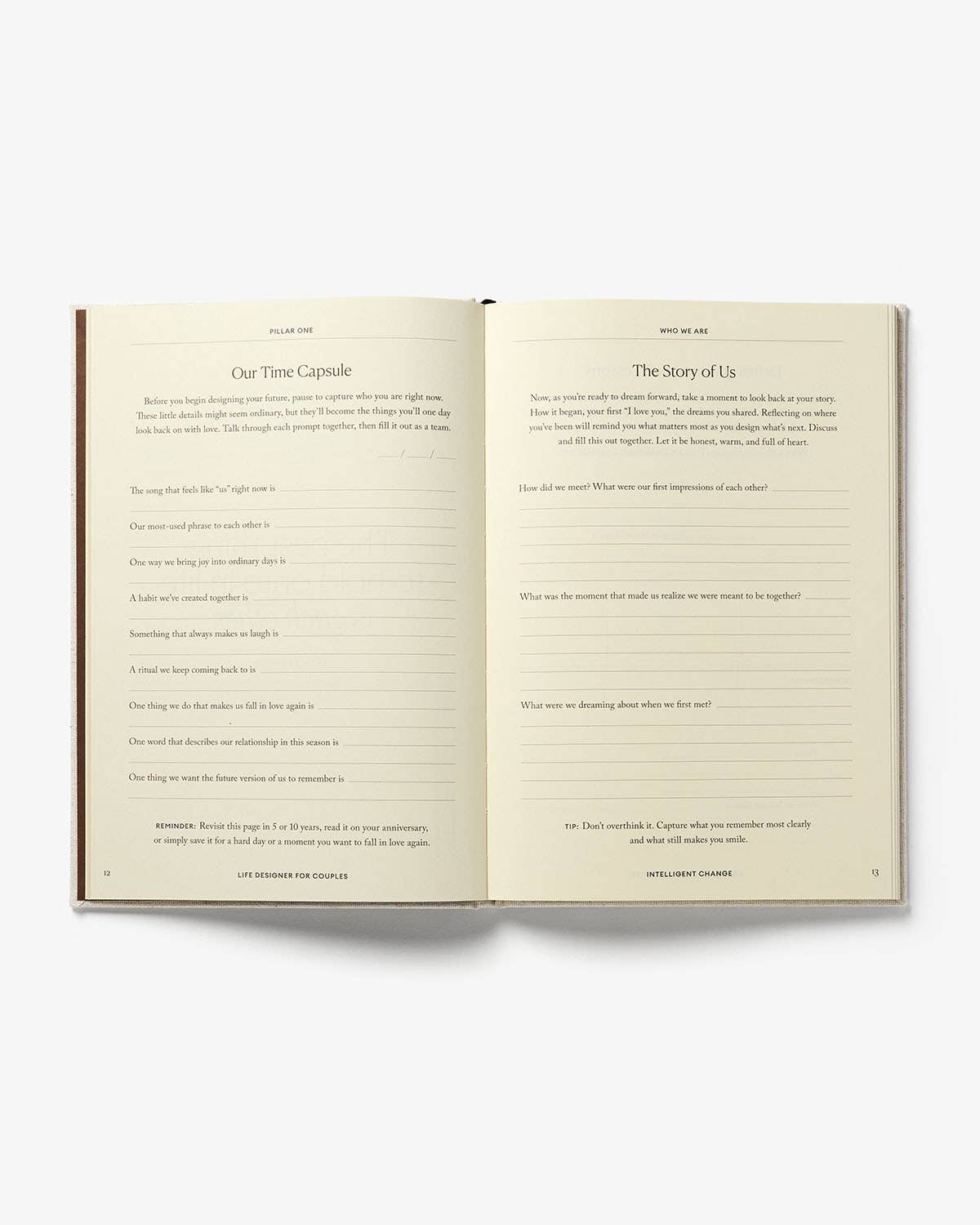 Life Designer for Couples Journal 100+ Relationship Prompts