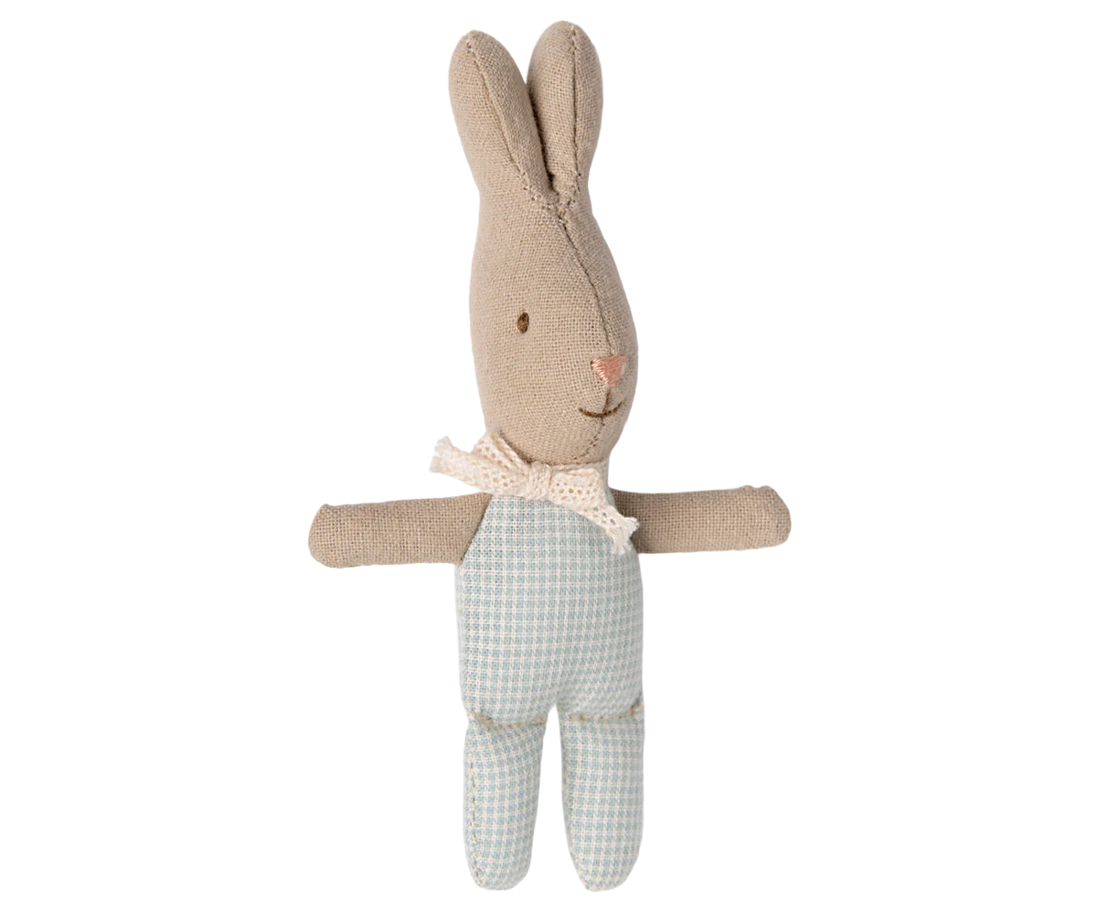 My Rabbit Lt Blue Check - Maileg
