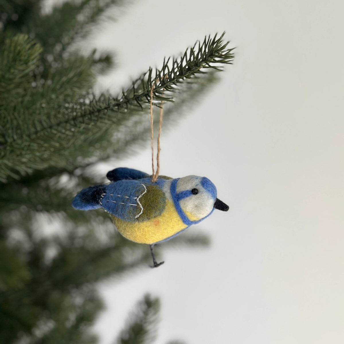 Blue Tit Bird Ornament