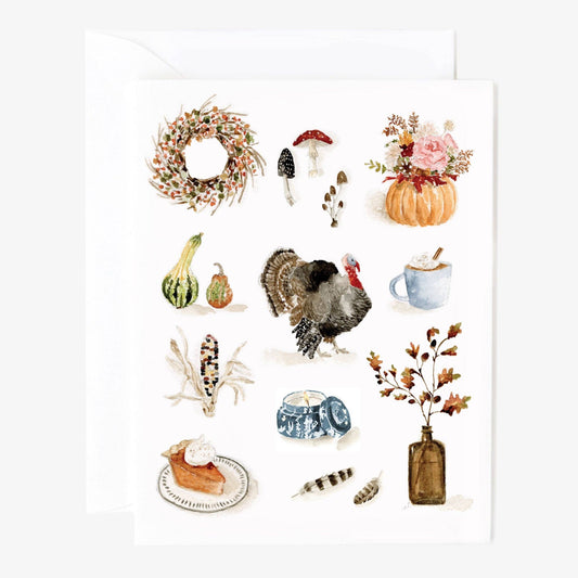 Thanksgiving notecards: Set of 8