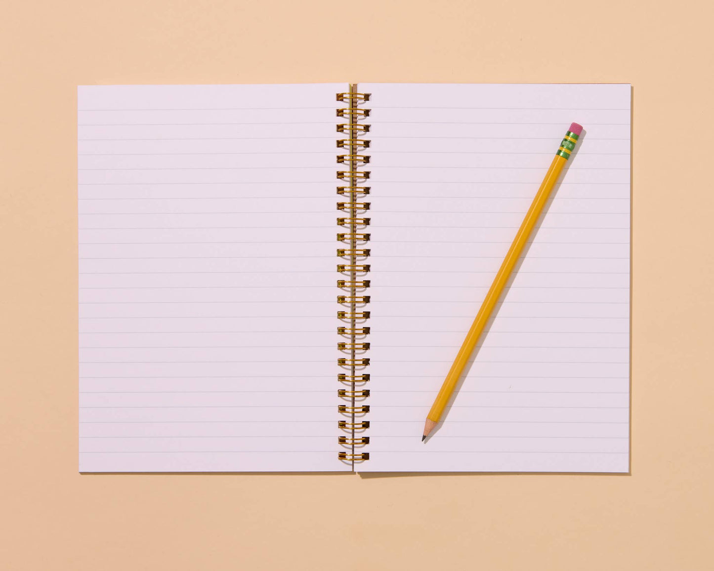 Letterpress A5 Lined Spiral Notebook—Dinner Party Drawings