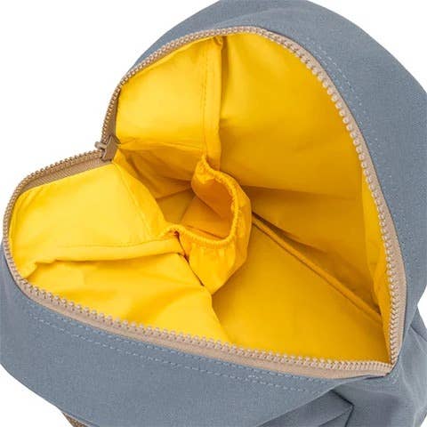'Lunch' Blue - Zipper Lunch Bag