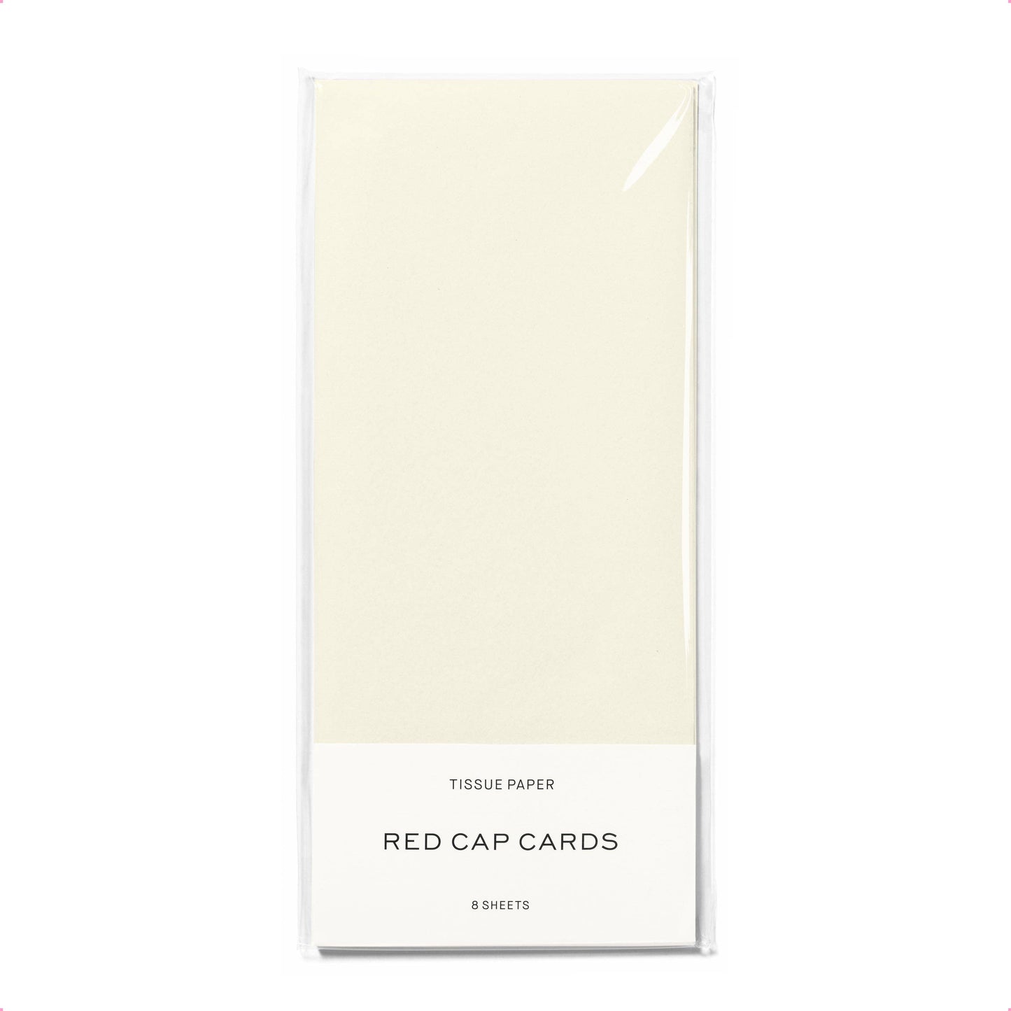 Soft White tissue paper: 8 Sheets