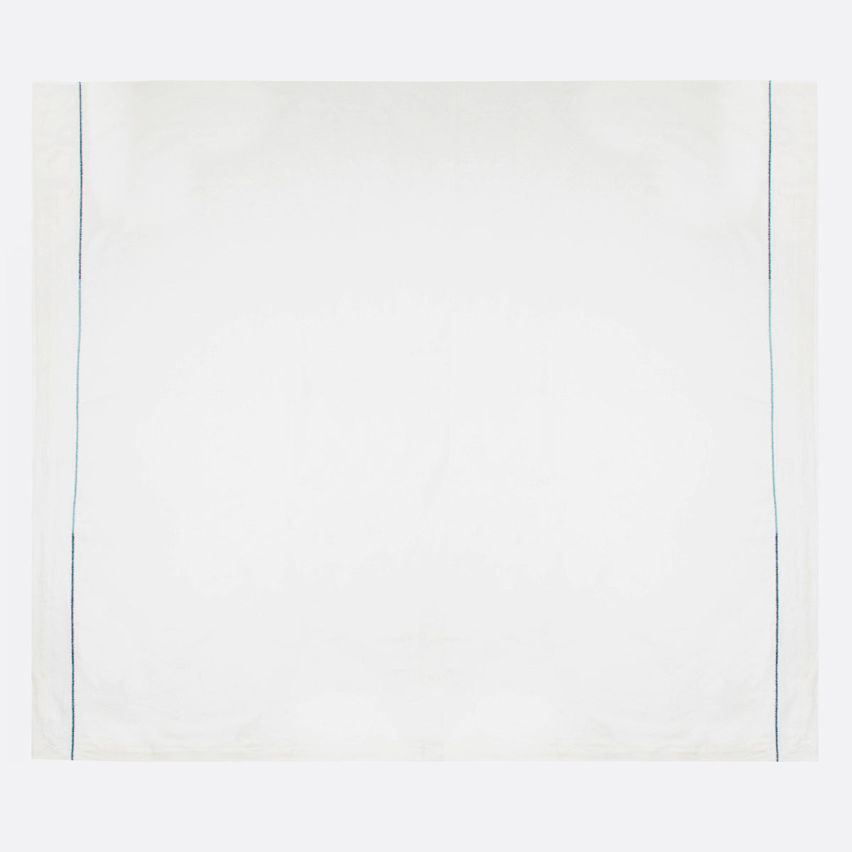 60"x90" + 2" Hem Embroidery White Tablecloth