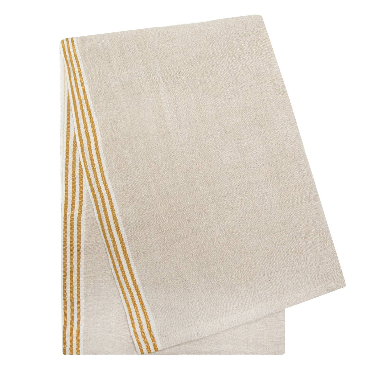 Alsace Natural & Mustard Towels 20x30 - Set of 2