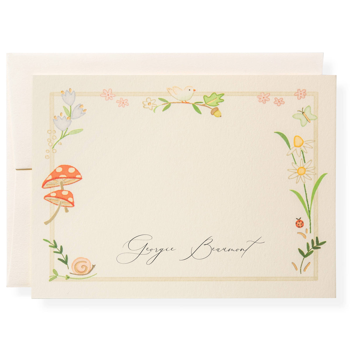 Woodland Baby Notes: Box of 10