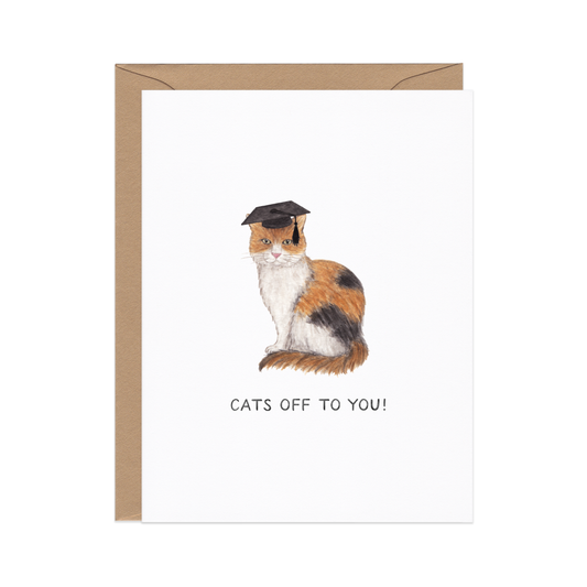 Hats Off To You — Graduation Card