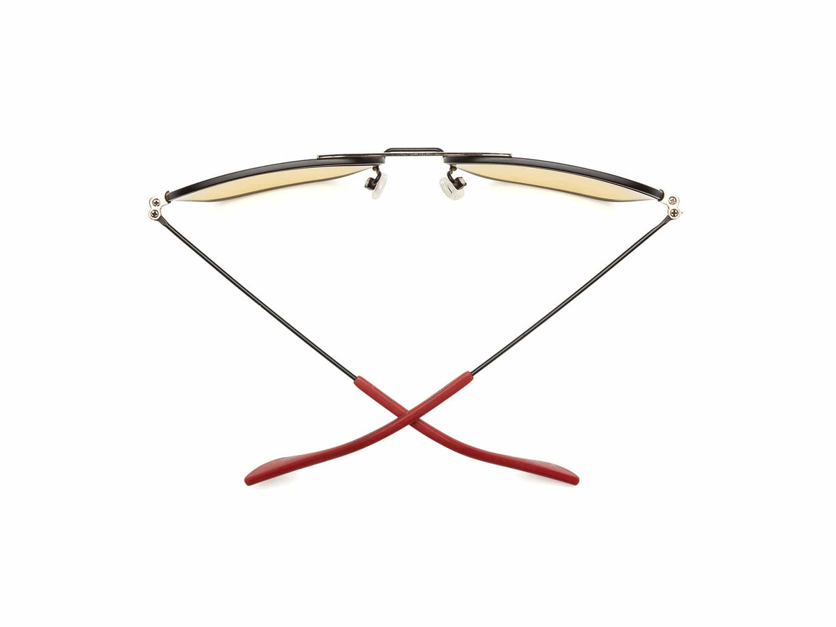 Hooper Reading Glasses - Matte Black-Matte Gold