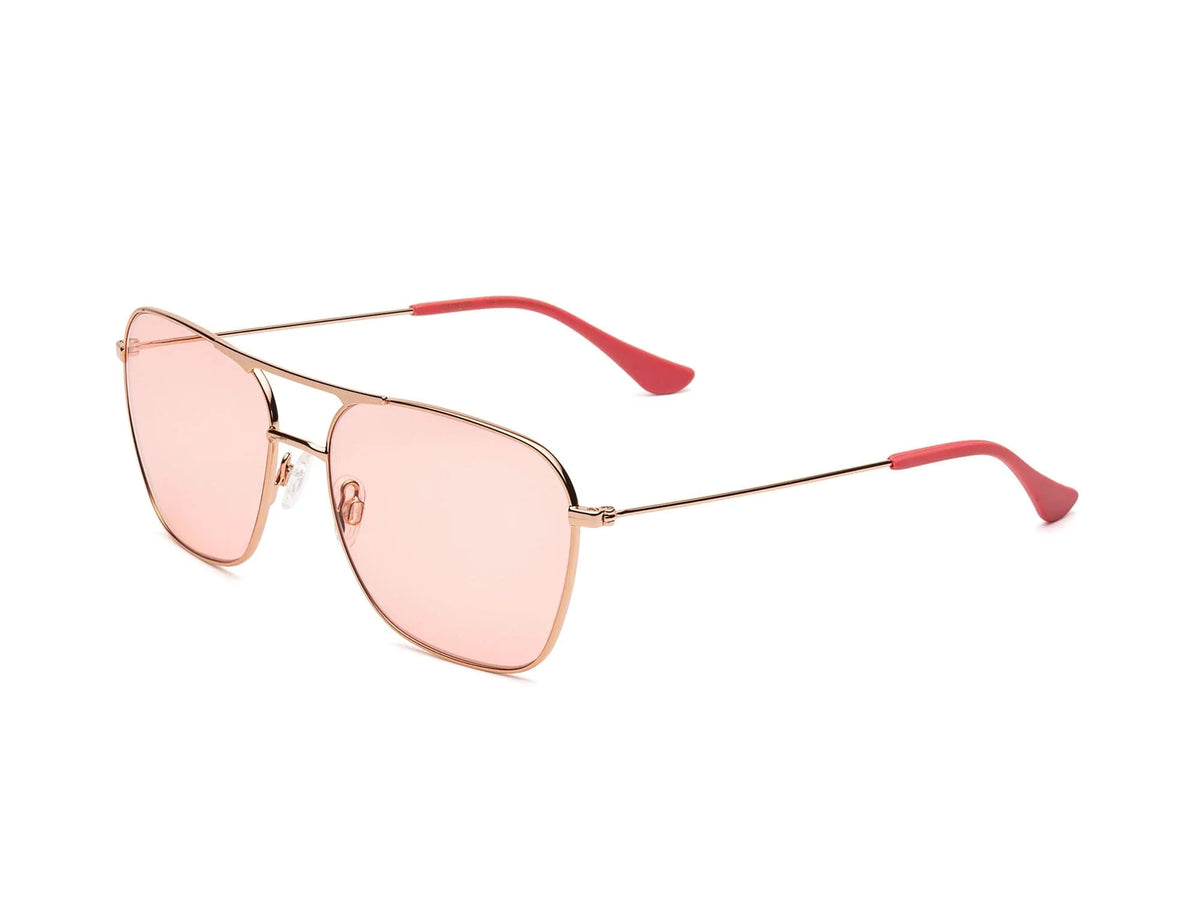 Hooper Reading Glasses - Polished Rose Gold