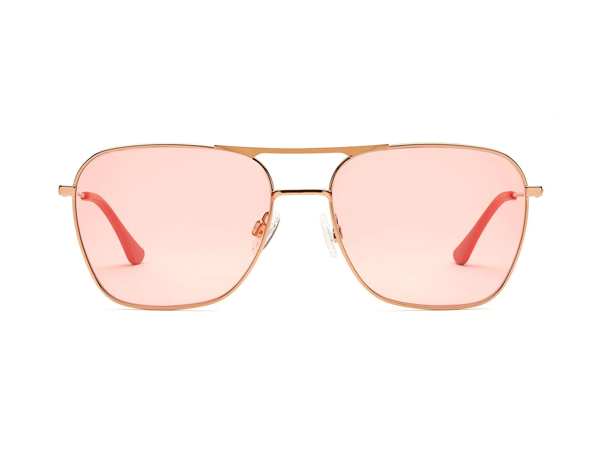 Hooper Reading Glasses - Polished Rose Gold