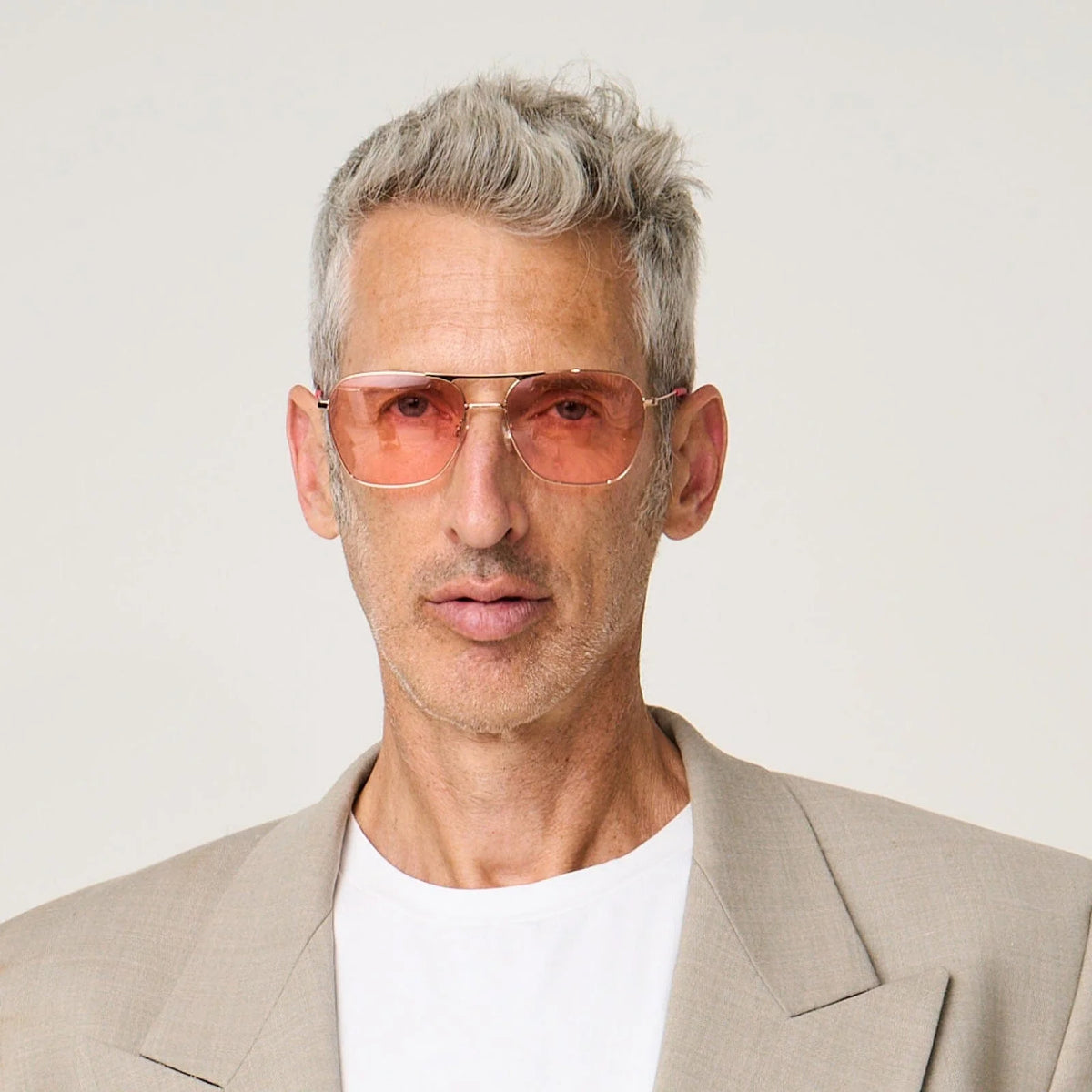 Hooper Reading Glasses - Polished Rose Gold