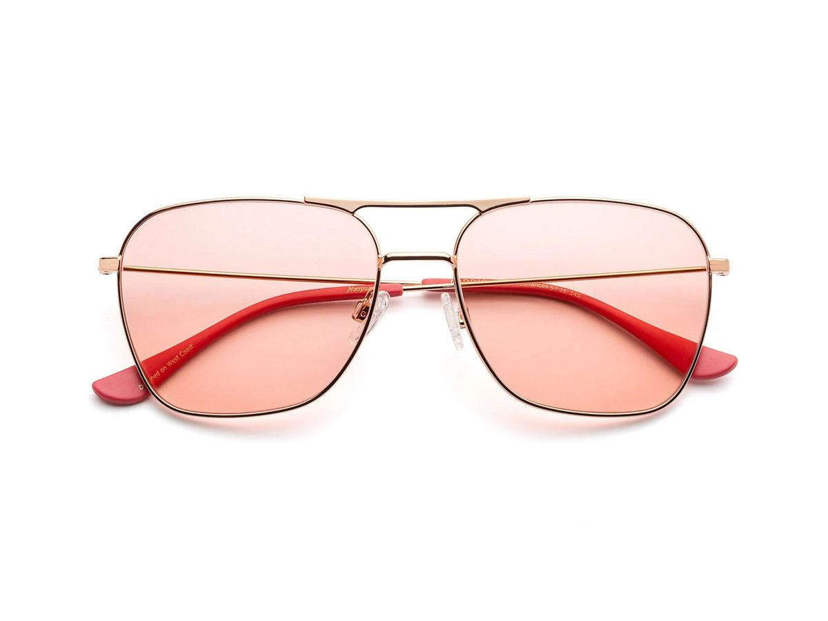 Hooper Reading Glasses - Polished Rose Gold