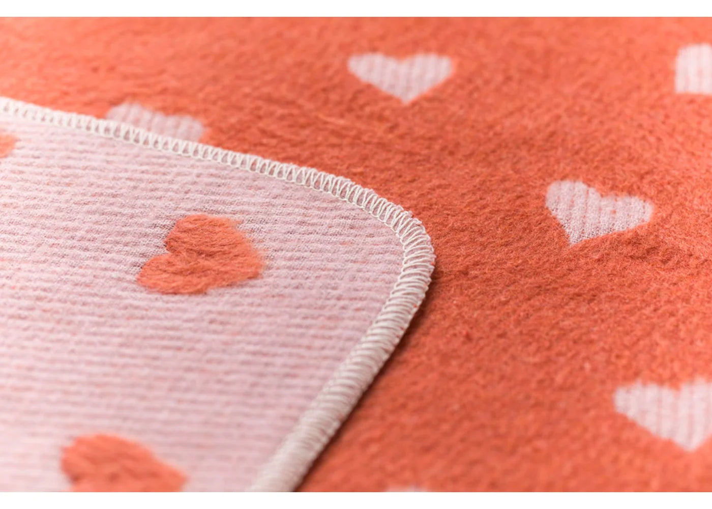 Carla Baby Blanket - Hearts Allover