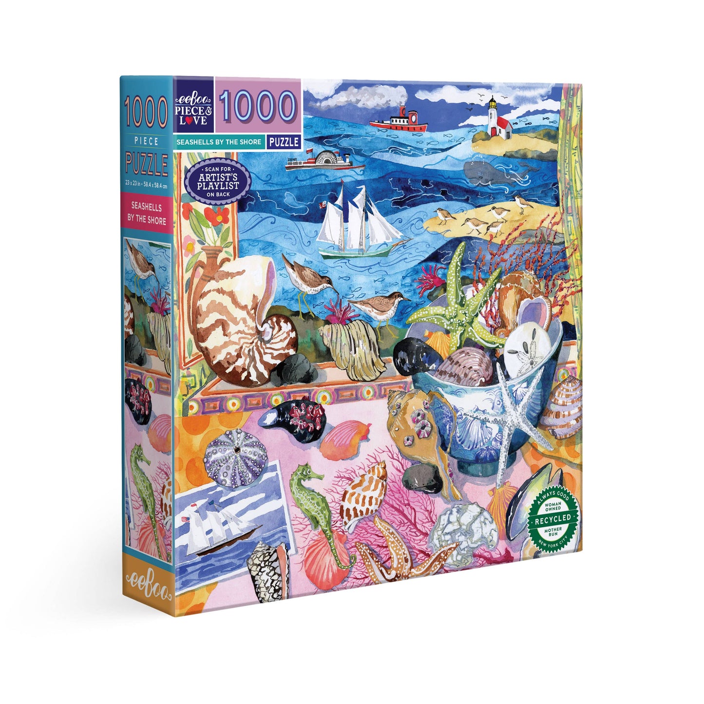 Seashells by the Shore 1000 Piece Puzzle