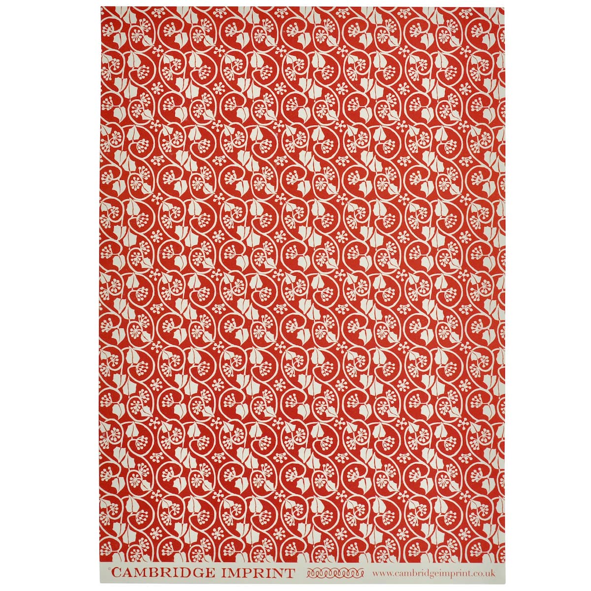 Patterned Paper Small Ivy Stripe Red
