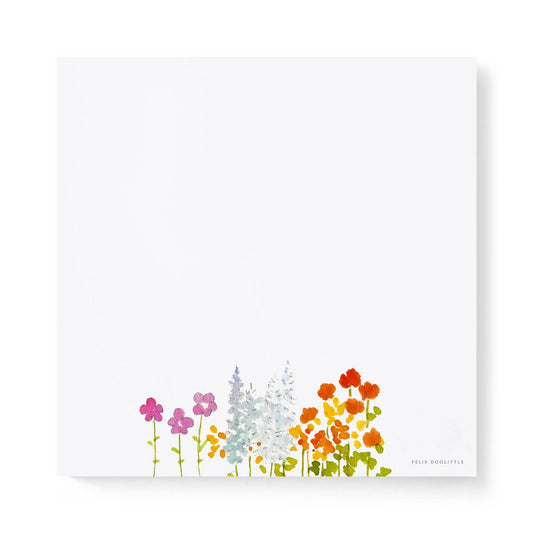 Meadow Flowers - Notepad - 6x6