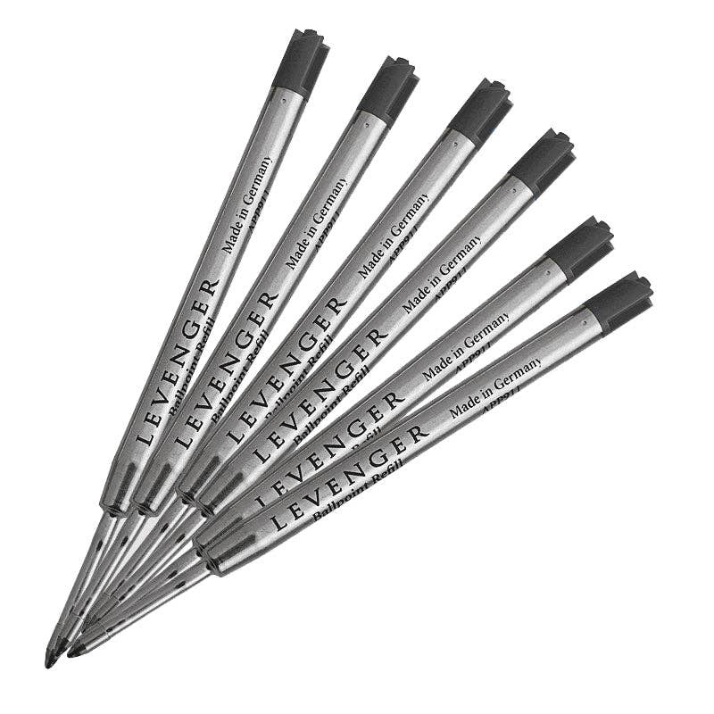 Levenger Ballpoint Pen Refill: Blue / Medium