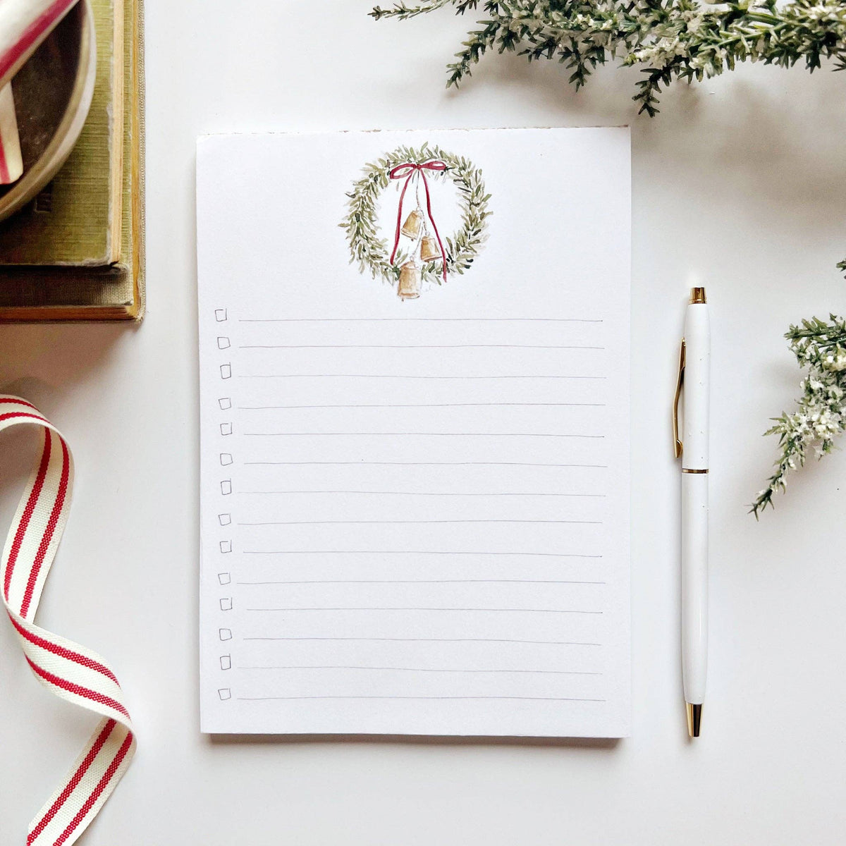 Stockings Checklist Notepad