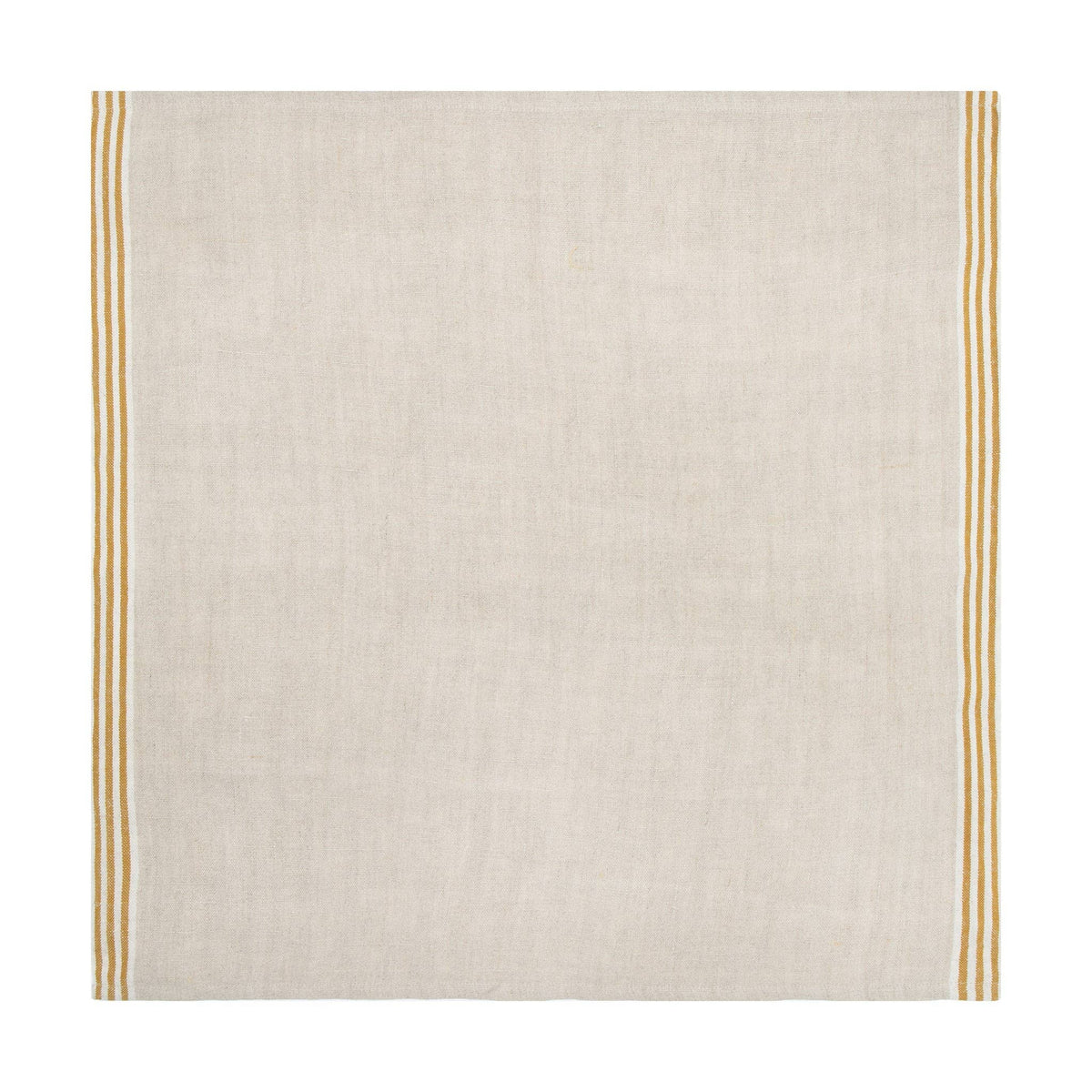 Alsace Natural & Mustard Napkins 20x20 - Set of 4