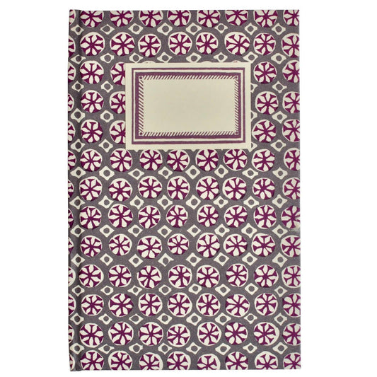 Hardback Notebook Sea Urchin French Lavender
