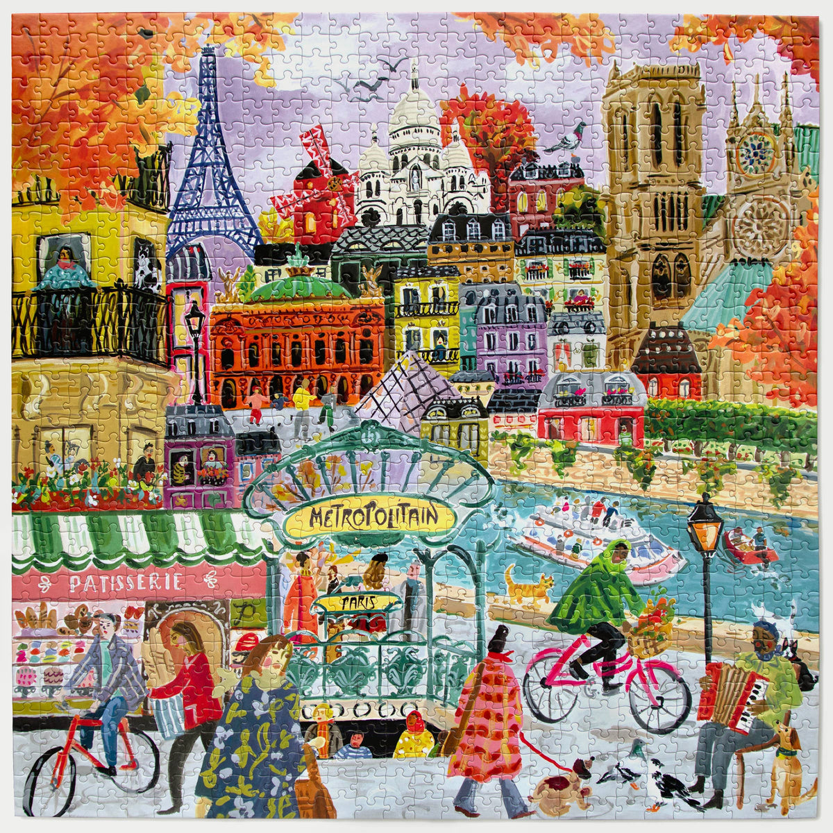 Paris in Autumn 1000 Piece Puzzle