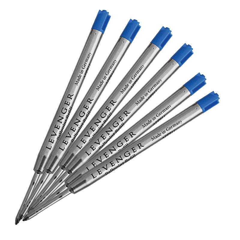 Levenger Ballpoint Pen Refills: Black / Fine