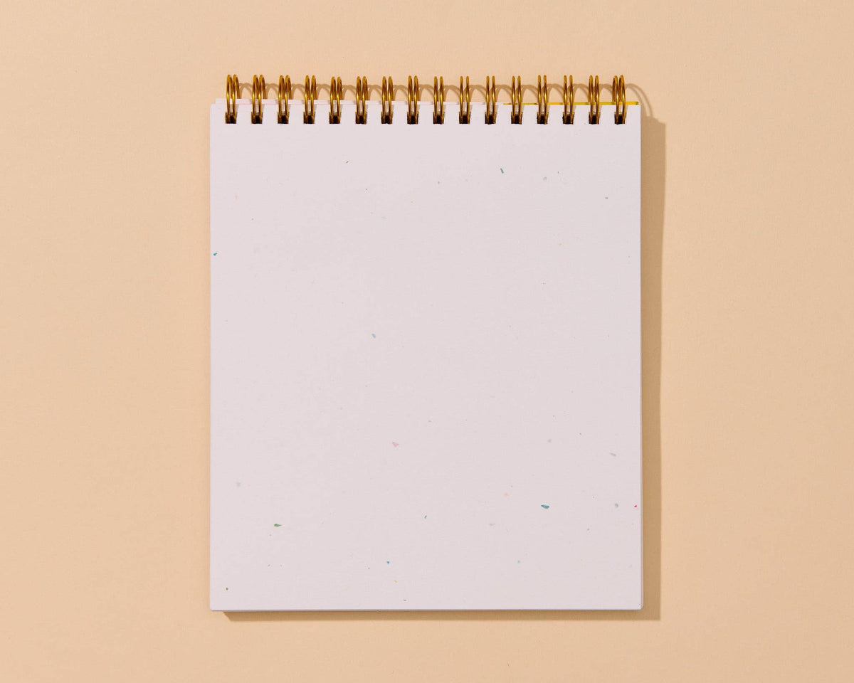 Letterpress Doodlebook (Blank Spiral Notebook)—Gummy Fish