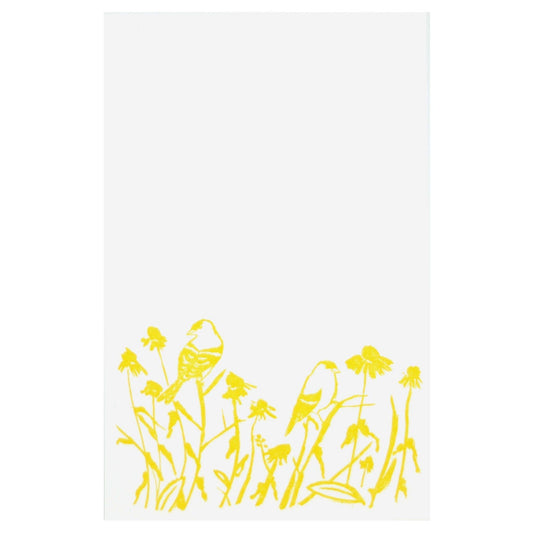 Goldfinches Notepad (e.b. goodale)