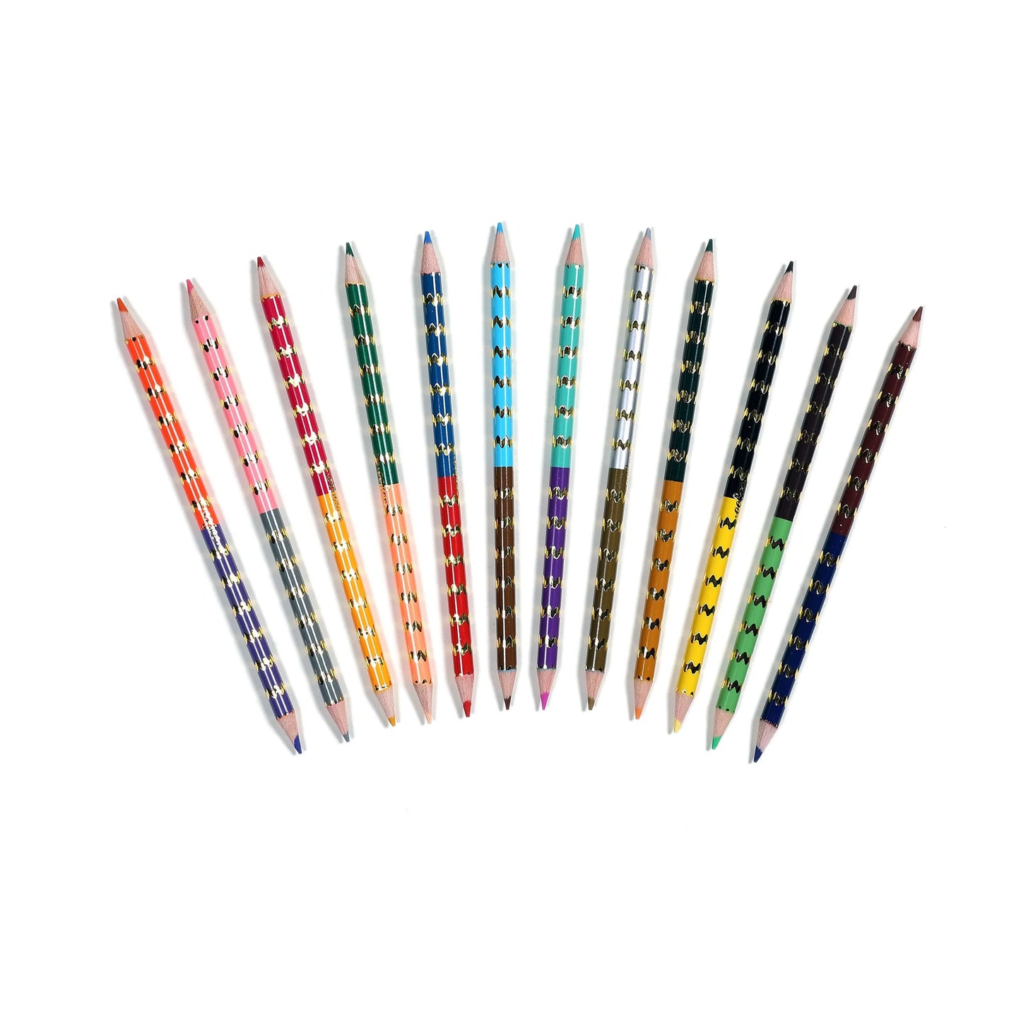 Fawn & Sun 12 Double Sided Pencils