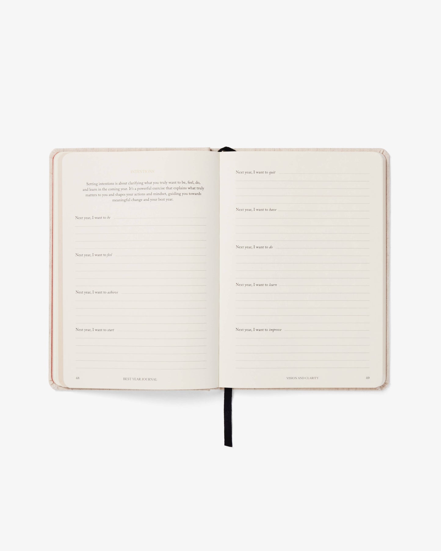 Best Year Journal Green | Guided 12-month planner goals