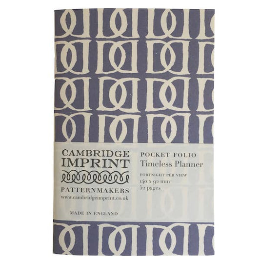 Timeless Planner Insert for Pocket Folio Purple-Blue