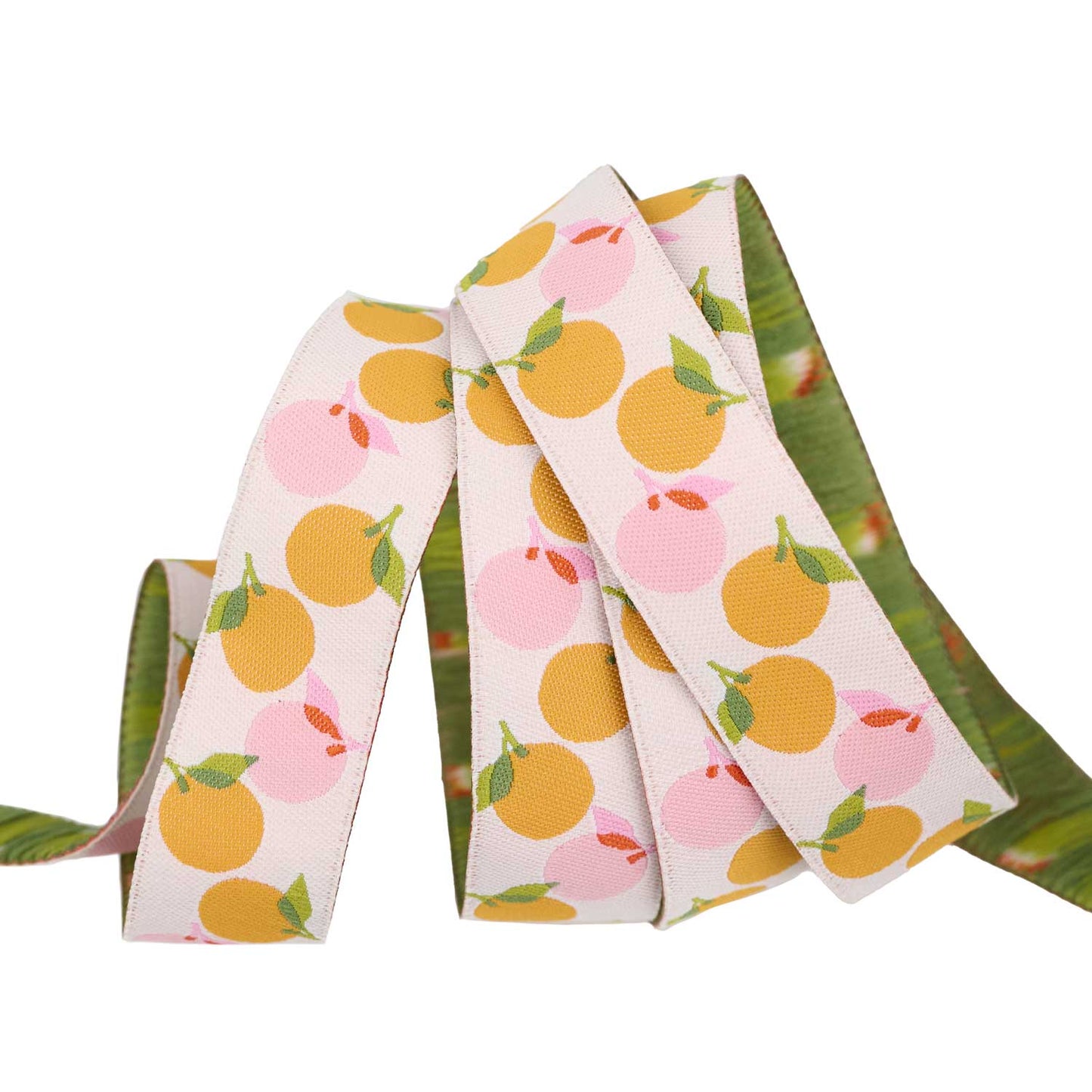 Best Day - Oranges in Natural 7/8" - by Melody Miller - 5 Yard Spool