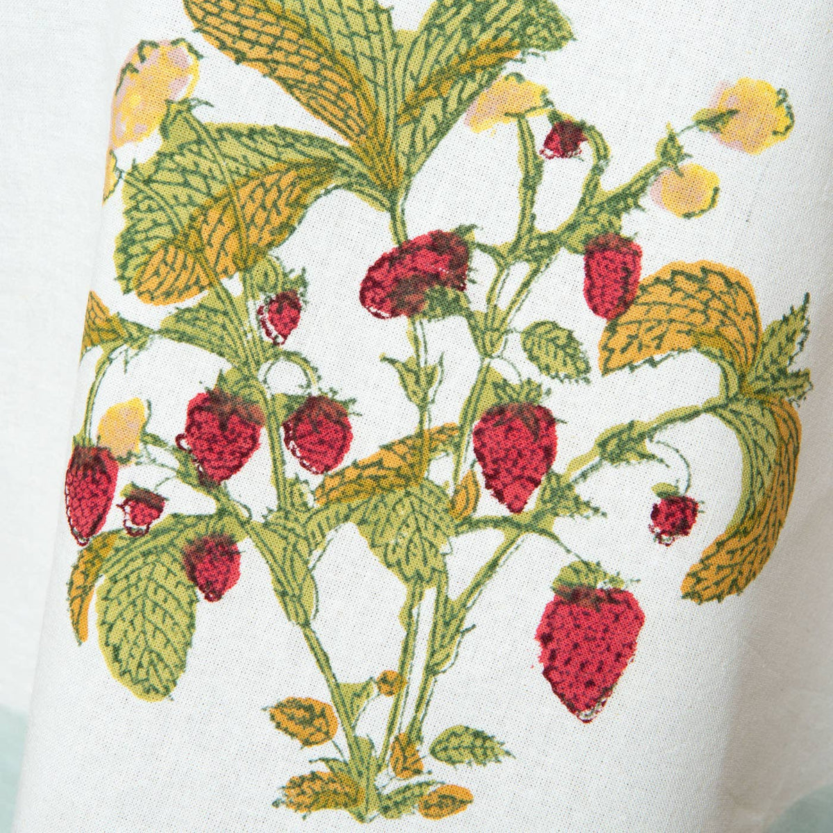 Strawberry Blue | French Tablecloths: 59" x 86"