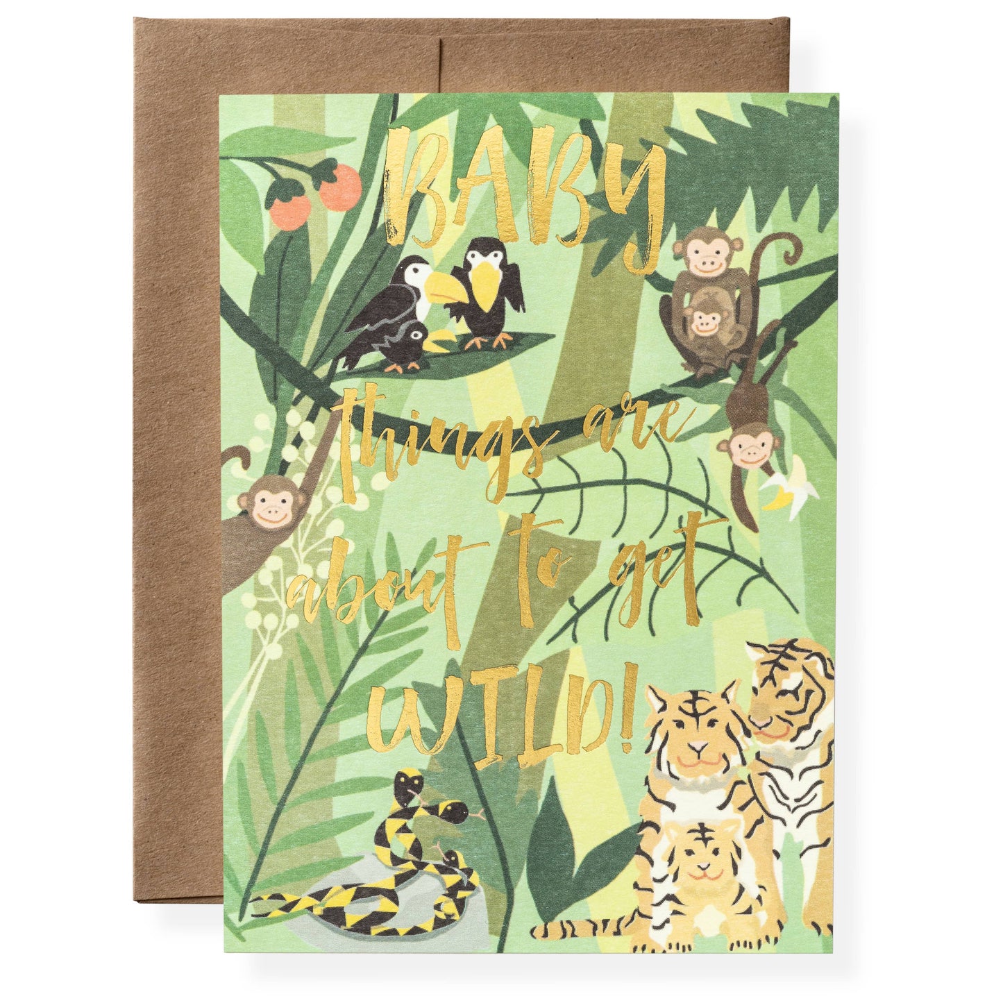Wild Baby Greeting Card