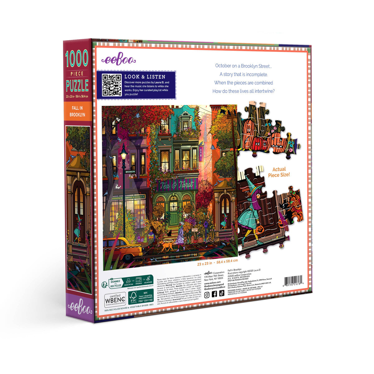 Fall in Brooklyn 1000 Piece Puzzle