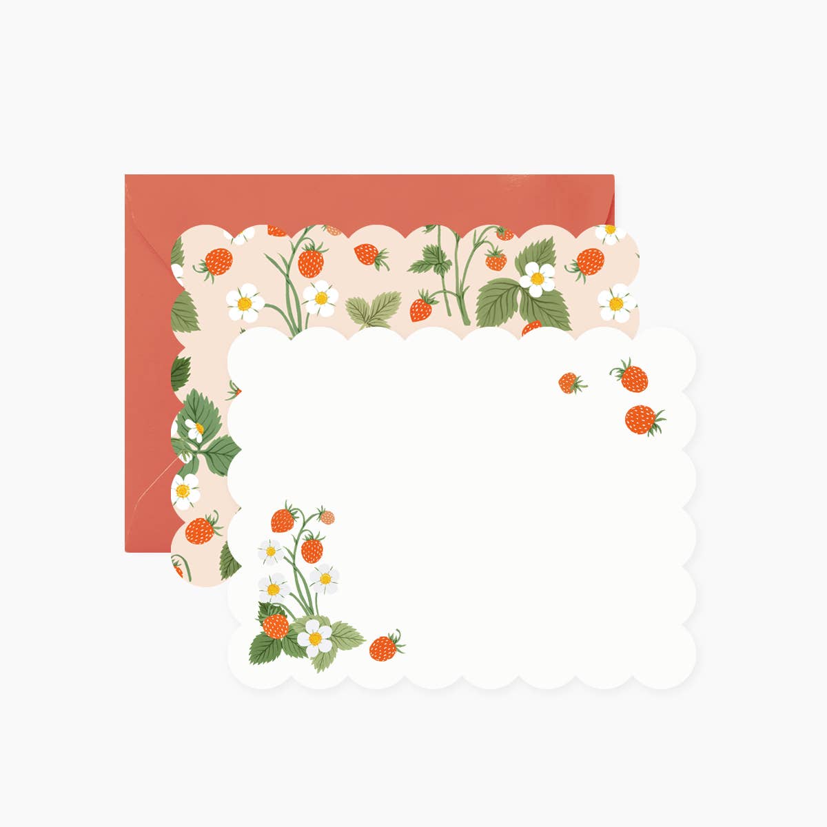 Wild Strawberries Notecards | Set Of 4