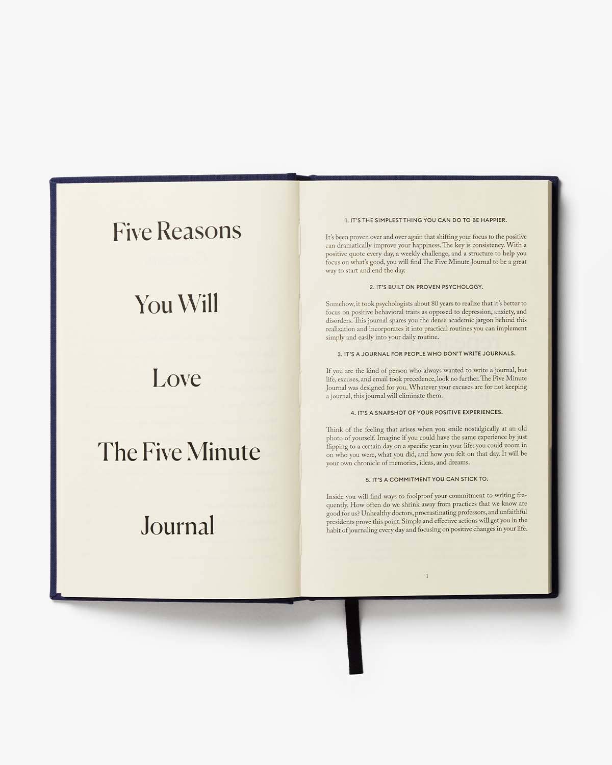 Five Minute Journal Graduate Edition