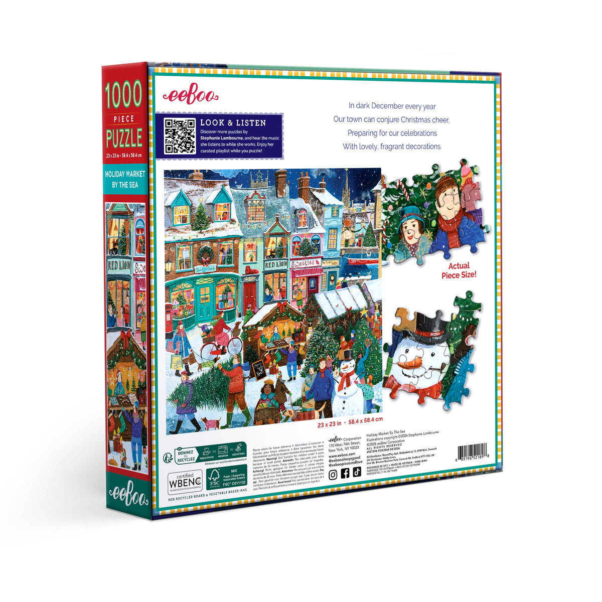 Holiday Market by the Sea 1000 Piece Puzzle