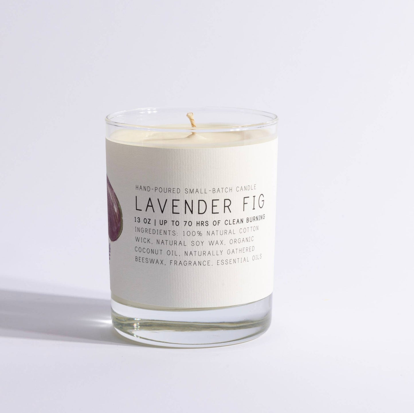 Lavender Fig - Large Glass Candle