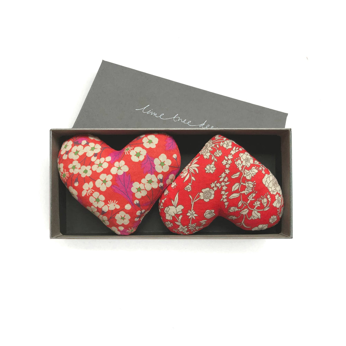 Box of 2 Lavender Hearts - Braveheart