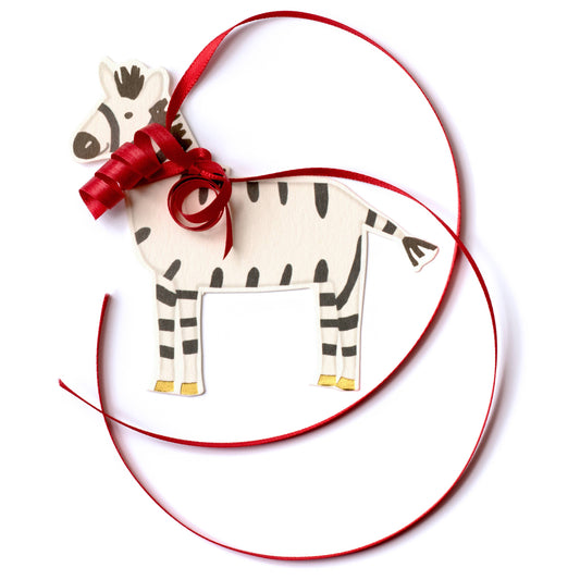 Zebra Pretty Gift Tag