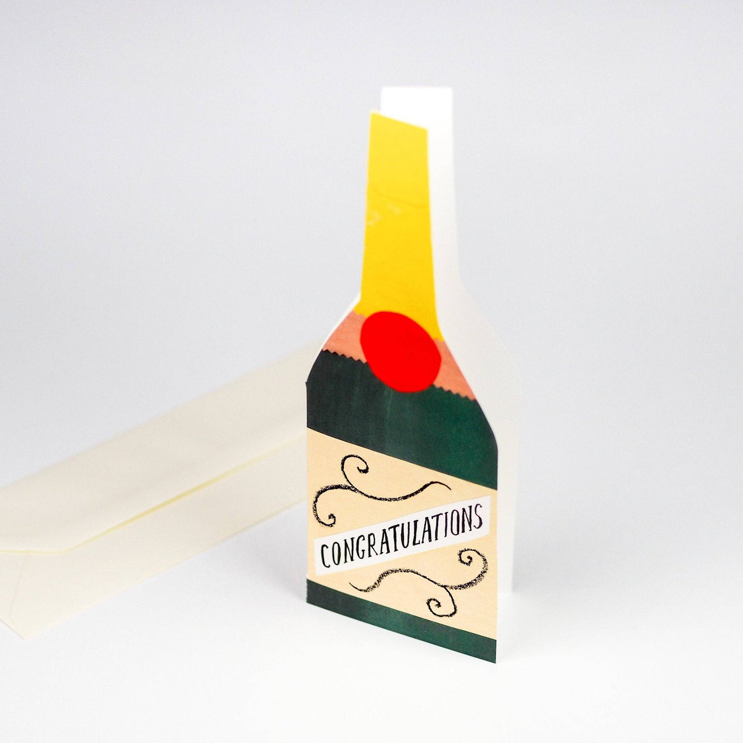 Champagne Congratulations Greeting Card